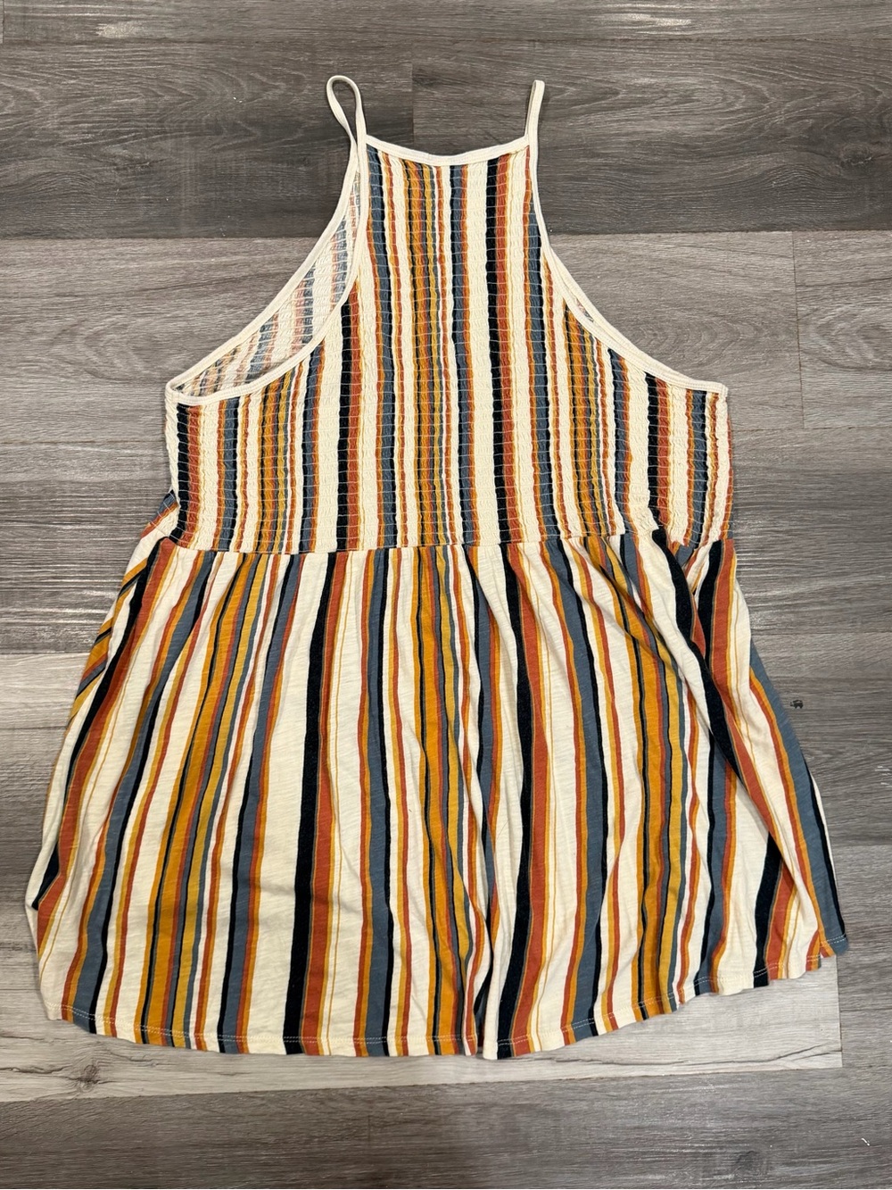 Torrid Women's Multicolor Striped Sophie Chiffon Swing Cami Tank Size 4 - Picture 7 of 7
